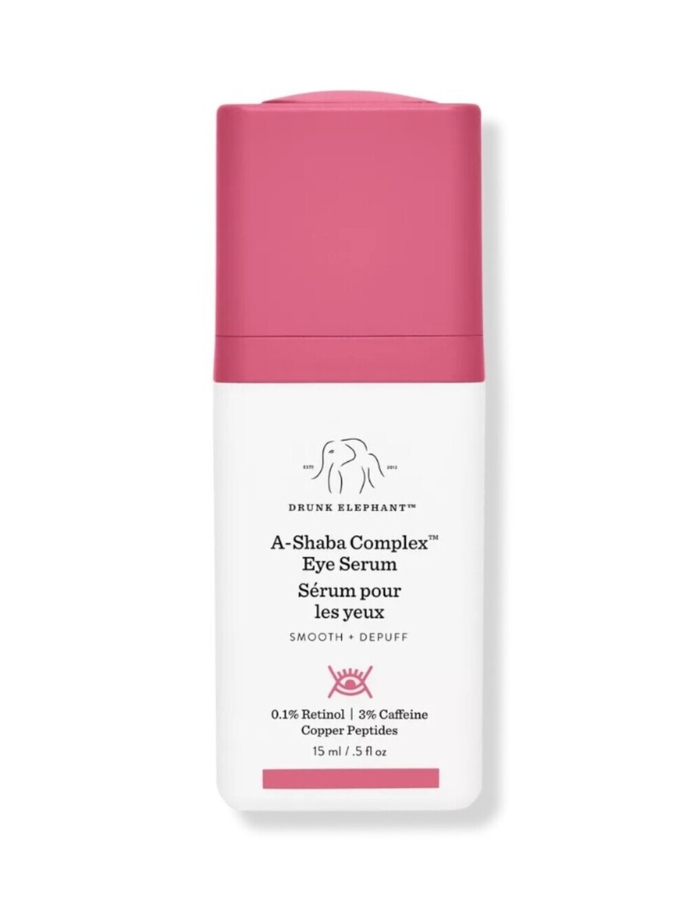 Drunk Elephant A‑Shaba Complex Eye Serum w/Retinol, Caffeine & Peptides 15ml NIB